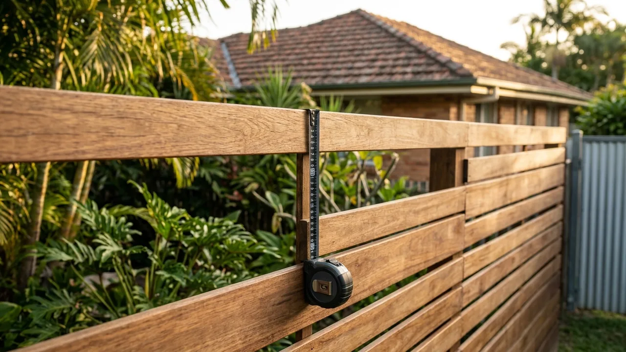 Brisbane fencing detail relevant to "Does your fence need council approval in Indooroopilly or Chelmer?"