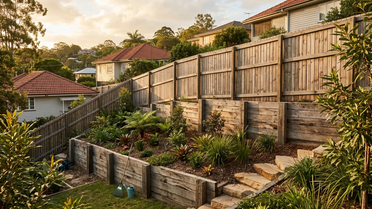 Retaining and Boundary Fencing in Indooroopilly