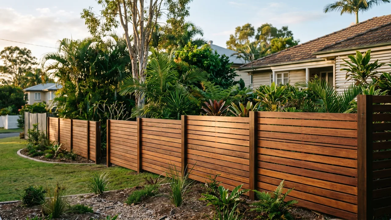 Timber Fencing in Indooroopilly
